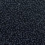 11/0 Czech Black Seed Beads