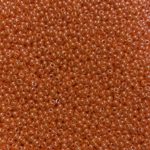 11/0 Czech Dark Orange Lustre Seed Beads