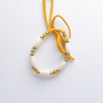 Leather Bone / Stone Bracelet