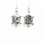 Small Oval Paua/Abalone Shell Turtle Earrings