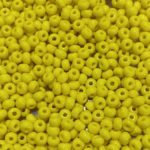 6/0 Czech Yellow Seed Beads