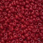 6/0 Czech Red Seed Beads
