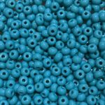 6/0 Czech Blue Seed Beads
