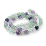 8mm Grade AB Fluorite Gemstone Beads