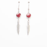 Stainless Steel Feather Earrings