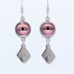 Hiawatha Belt - Pink - Rhombus Pendant