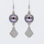 Hiawatha Belt - Purple - Rhombus Pendant