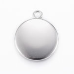 Stainless Steel Cabochon Setting Tray - 21.5x18x2mm