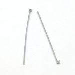 Stainless Steel Head Pin, 30x0.6mm