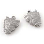 Stainless Steel Owl Pendant