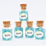 Apatite Gemstone Chips in a Bottle